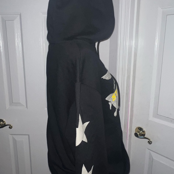 Mens Fashion Nova Unapologetic Hoodie Black & Yellow | Medium - Picture 5 of 8